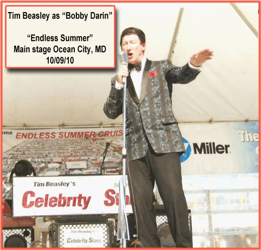 Tim Beasley As Bobby Darin